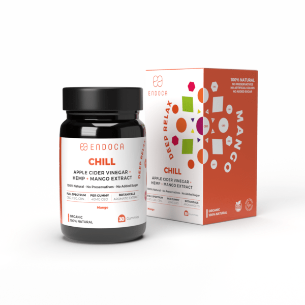 CBD Gummies “Chill” 1200mg CBD, Mango