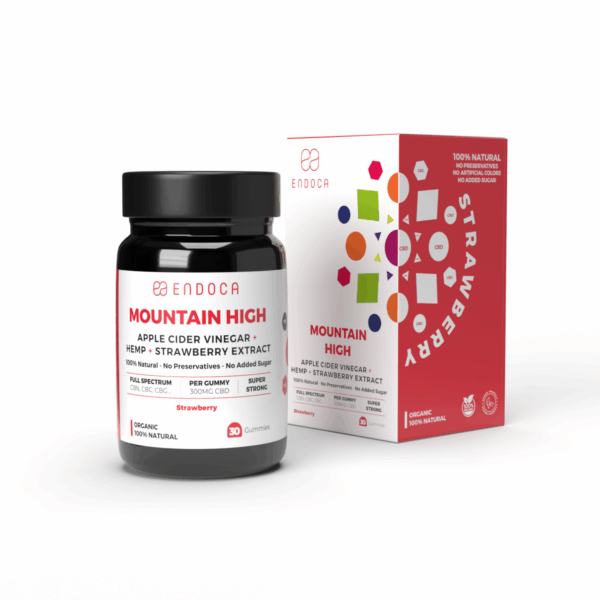 CBD Gummies “Mountain High” Strawberry