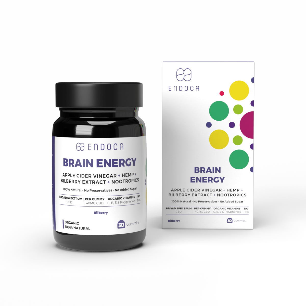 Gummies – Brain Energy 40mg CBD/gummies x 30