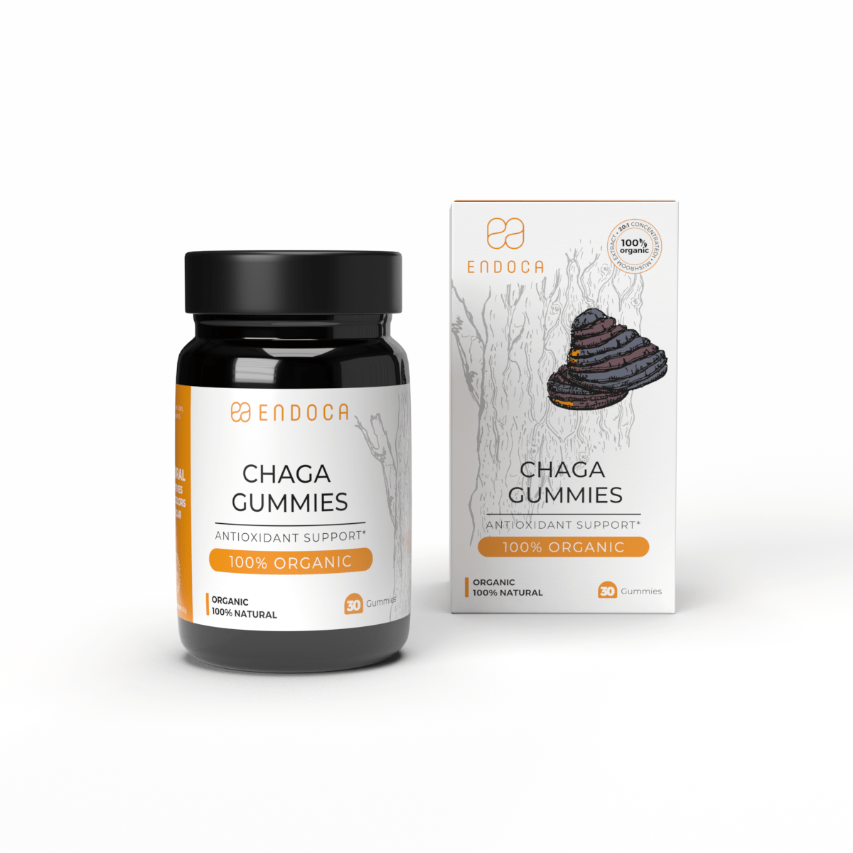 Gummies – Chaga Antioxidant Support (Feno Chaga 100mg) X 30