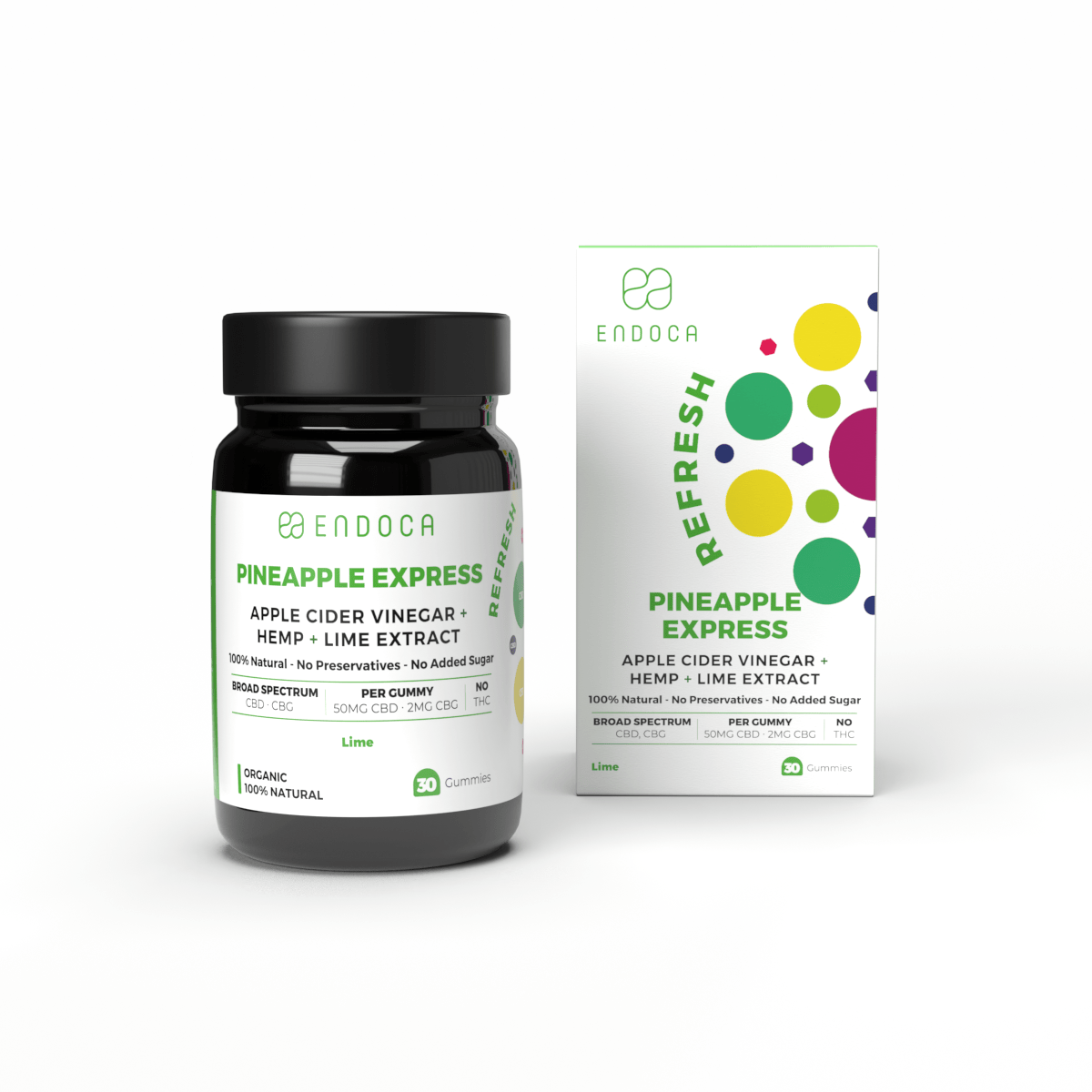Gummies – Pineapple Express 50mgCBD/2mg CBG/gummies x 30