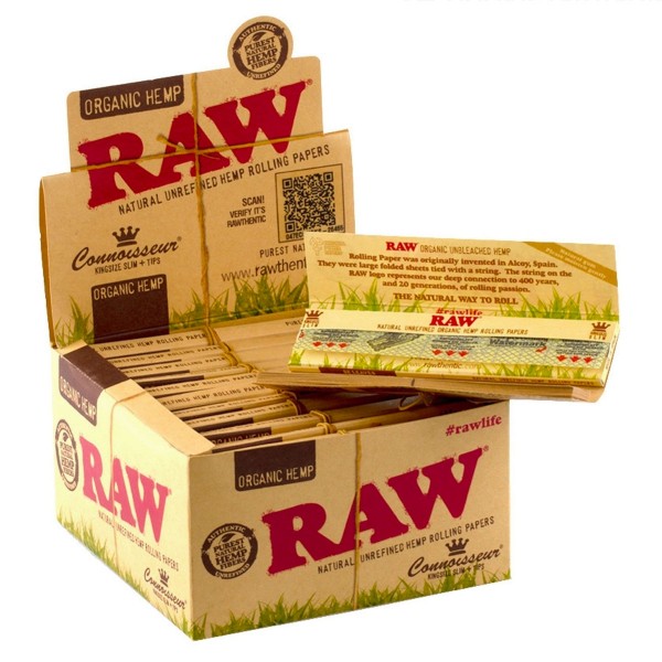 RAW Organic Connoisseur K.S. Slim + Tips